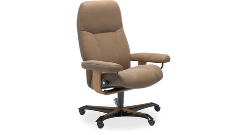 Stressless® Consul Leather Home Office Chair  